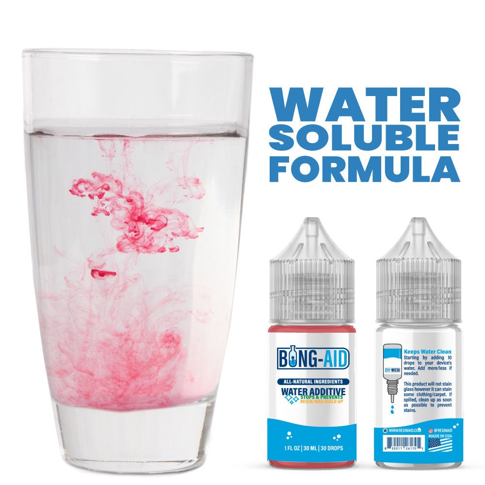 Bong Aid Natural Water Additive 1oz water soluble- Bong Aid