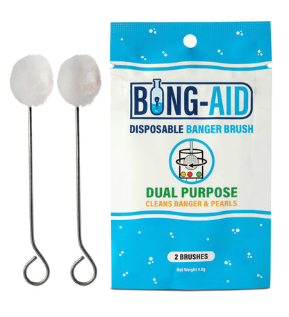 Disposable Banger Brush - 2 Pack - Bong Aid